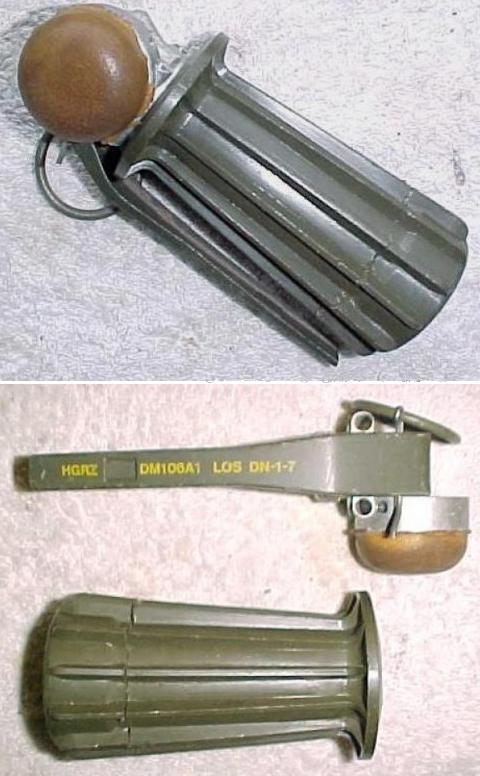 German DM 109 Underwater Grenade - Click Image to Close